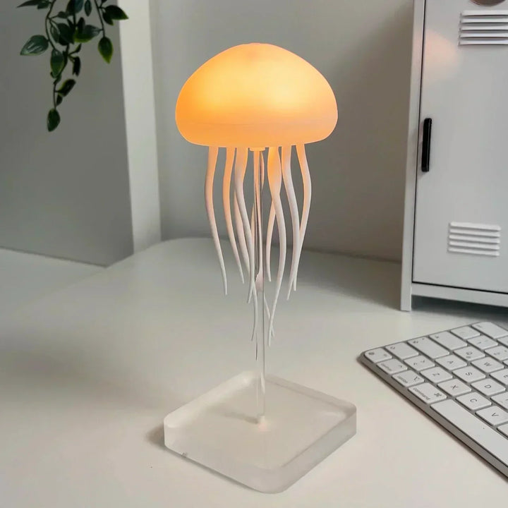 Farveskiftende LED Manetlampa med Fjernbetjening