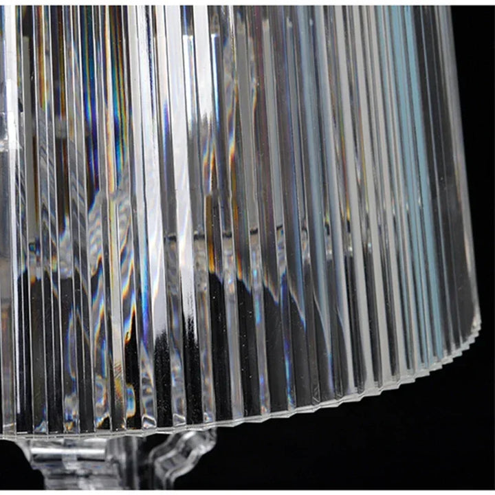 Moderne Akryl Bordlampe med Blank Finish