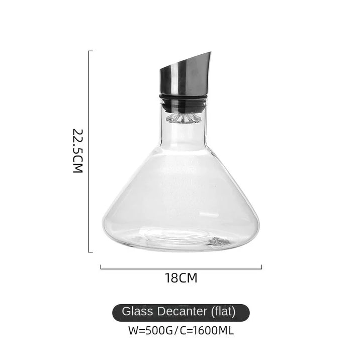 Krystal Vin Dekanter 1500ml med Bjergdesign