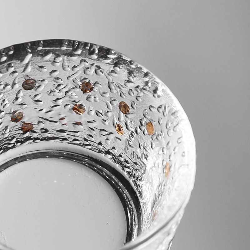 Håndlavede Japanske Whiskyglas med Guldblad