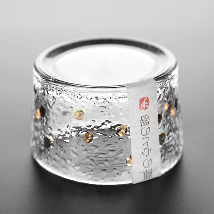 Håndlavede Japanske Whiskyglas med Guldblad