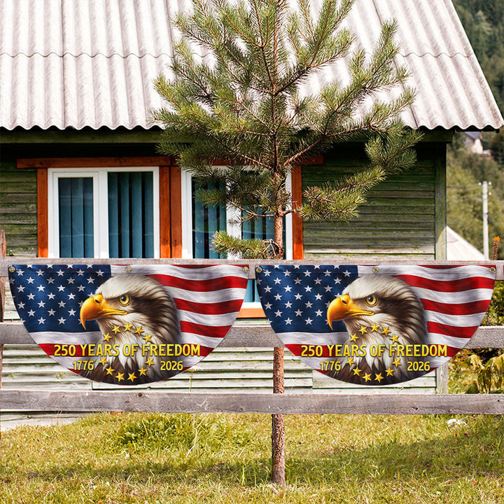 Patriotisk Hvidhovedet Ørn Fan Flag 3x6 ft