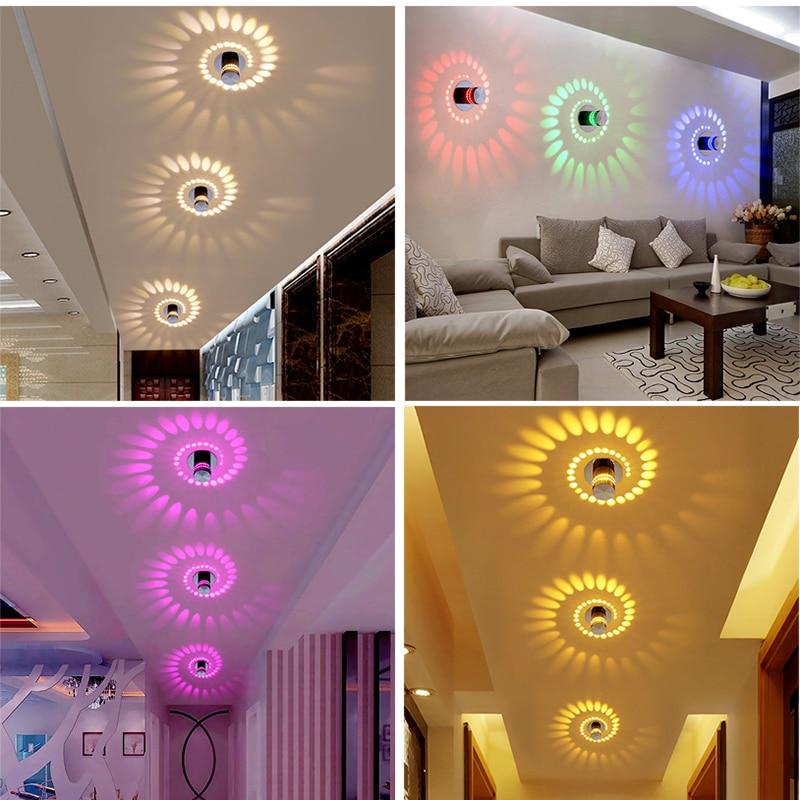 Moderne Spiral Loftlampe med Fjernbetjening og LED