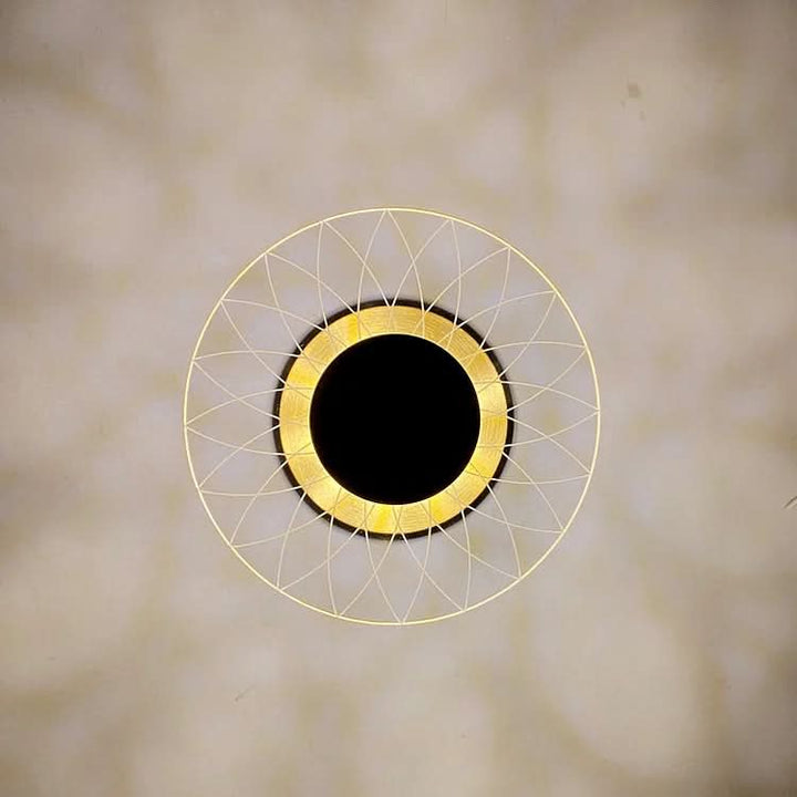 Trådløs Genopladelig LED Bordlampe med Krystal Disc Design