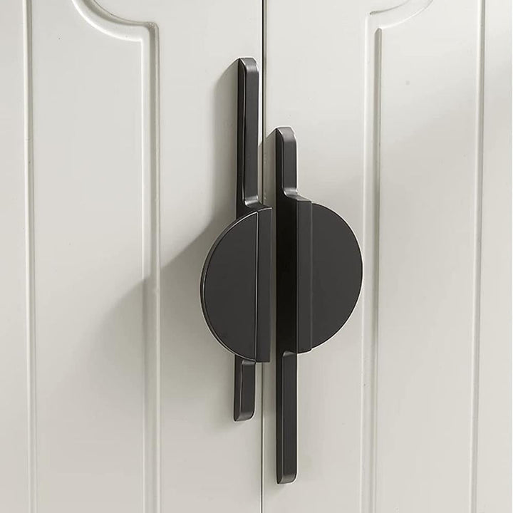 Halvmåne Skabshåndtag i Zinklegering - Moderne Design