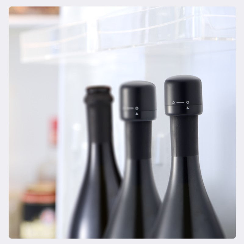 Genanvendelig Silikone Vin- og Champagneflaskeprop med Twist-Lock Tætning
