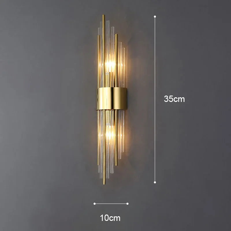 Elegant LED Væglampe i Rustfrit Stål