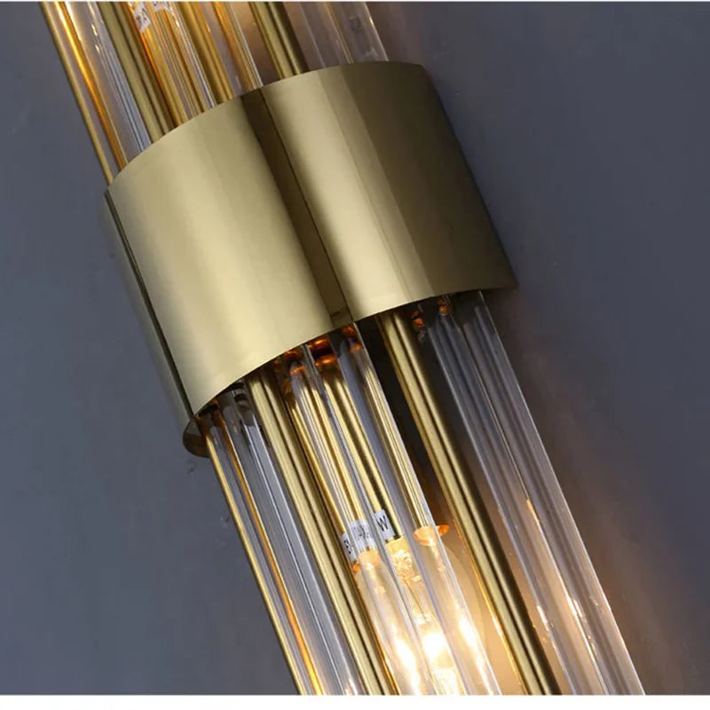 Elegant LED Væglampe i Rustfrit Stål