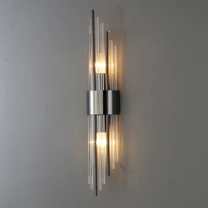 Elegant LED Væglampe i Rustfrit Stål