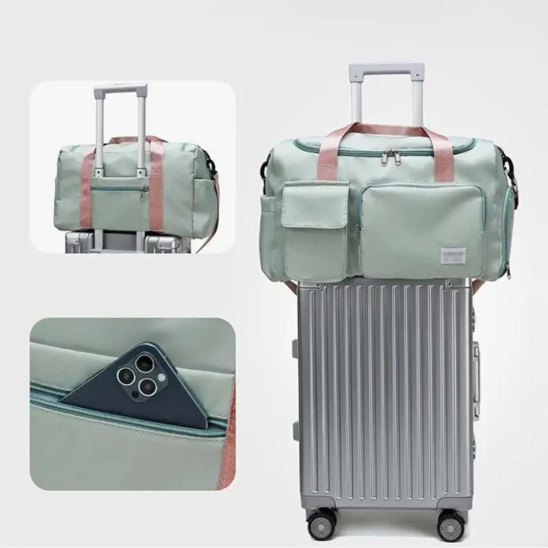 Vandtæt Multi-lomme Duffel Bag med Skoafdeling