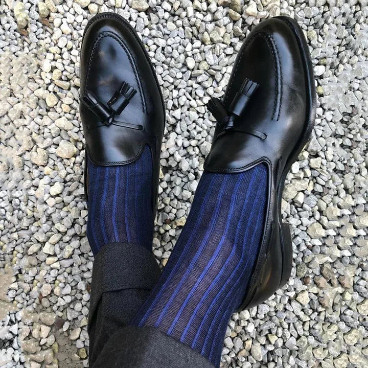 Loafers til mænd med kvast-detalje