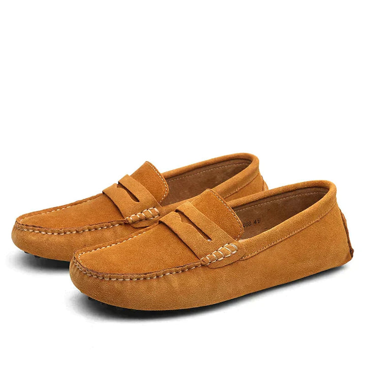 Loafers i klassisk penny-design med komfortabel sål