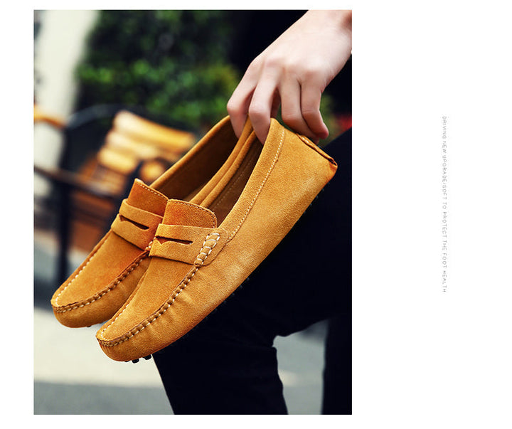 Loafers i klassisk penny-design med komfortabel sål