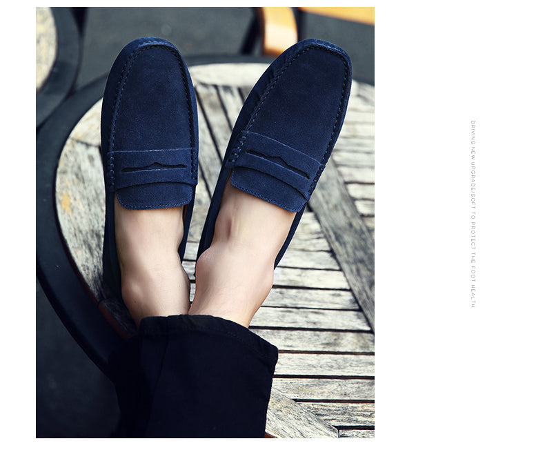 Loafers i klassisk penny-design med komfortabel sål