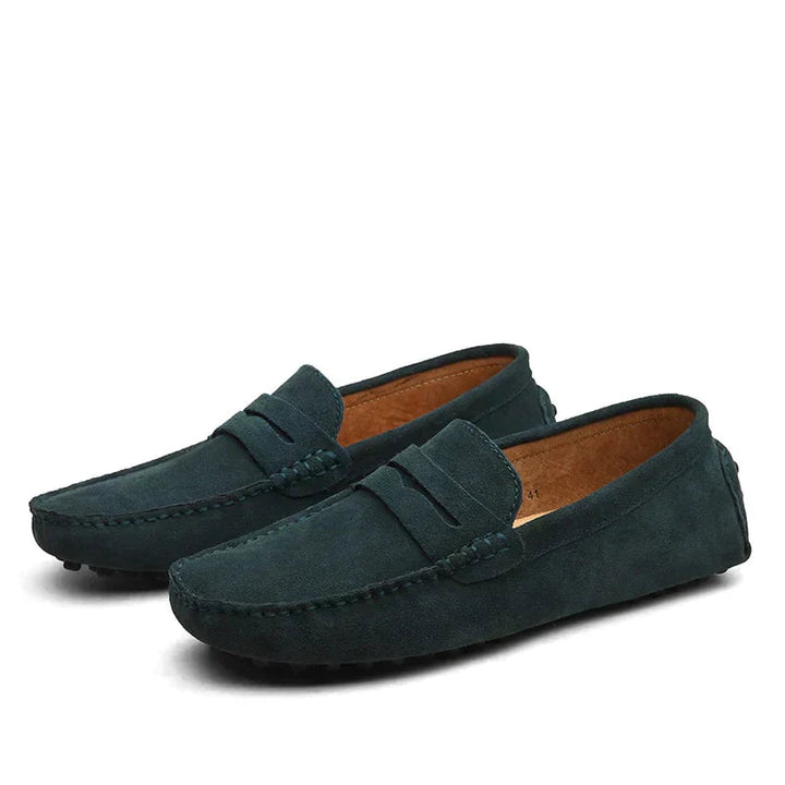 Loafers i klassisk penny-design med komfortabel sål