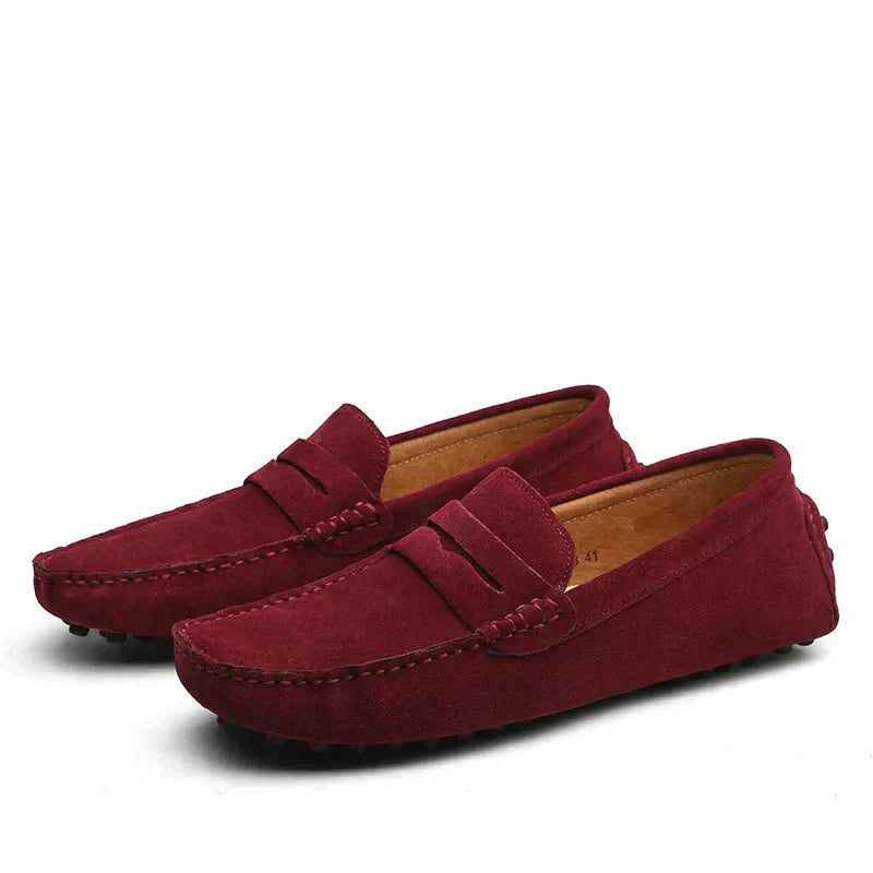 Loafers i klassisk penny-design med komfortabel sål
