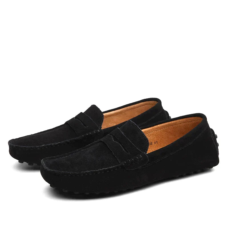 Loafers i klassisk penny-design med komfortabel sål