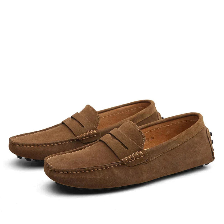 Loafers i klassisk penny-design med komfortabel sål