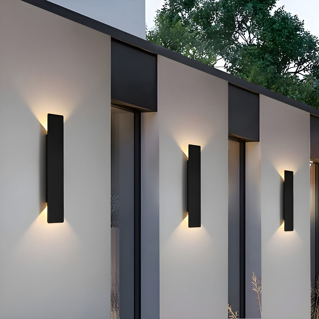 Vejrbestandig Aluminium LED Væglampe til Udendørs Belysning