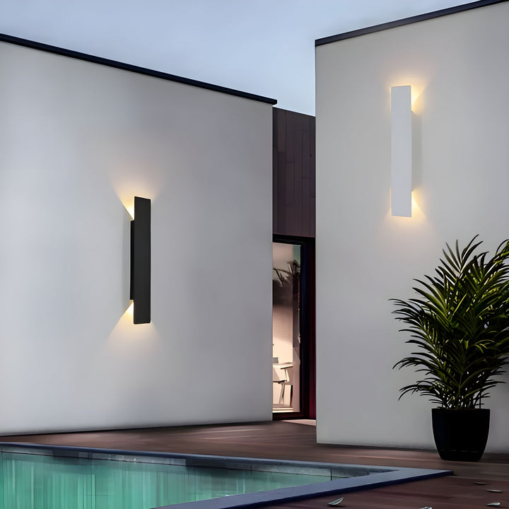 Vejrbestandig Aluminium LED Væglampe til Udendørs Belysning