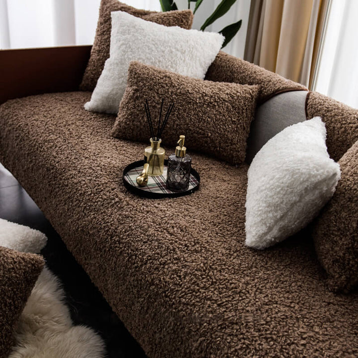 Luksus Non-Slip Fleece Sofa Dække til Kæledyr