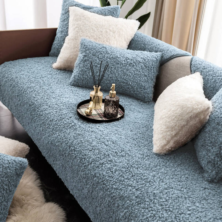 Luksus Non-Slip Fleece Sofa Dække til Kæledyr