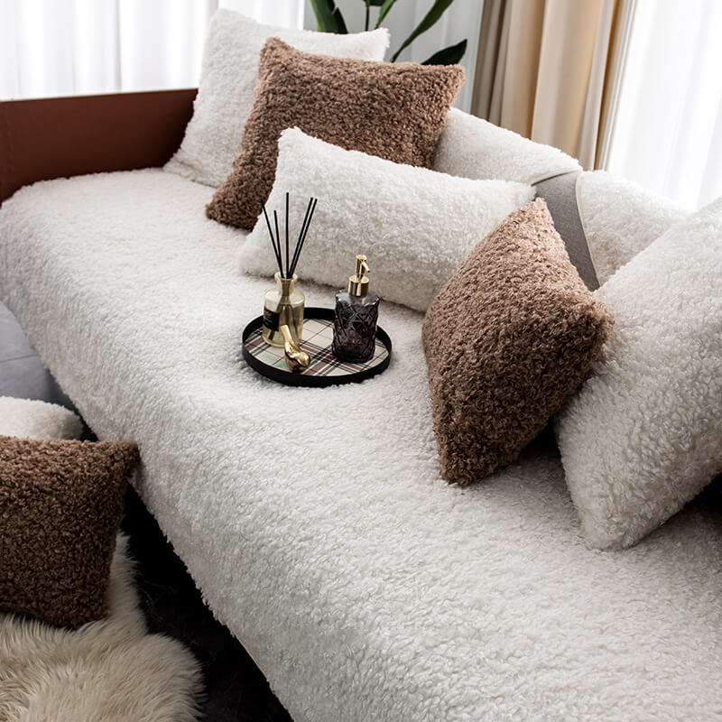 Luksus Non-Slip Fleece Sofa Dække til Kæledyr