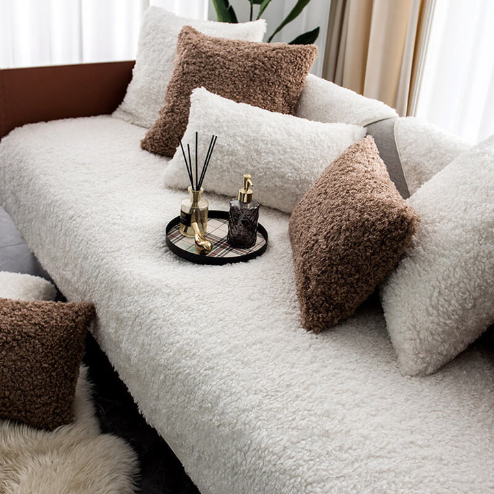 Luksus Non-Slip Fleece Sofa Dække til Kæledyr