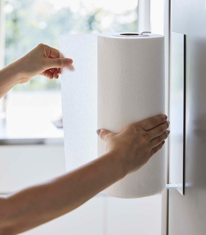 Magnetisk Papirholder i Stål til Håndklæder