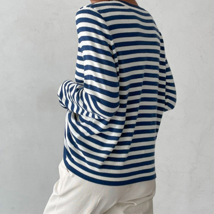 Dana™ | Chic Stribet Sommer T-Shirt