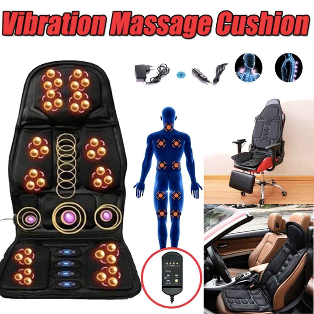 Opvarmet Massage Stol Pad med 8 Massagemetoder