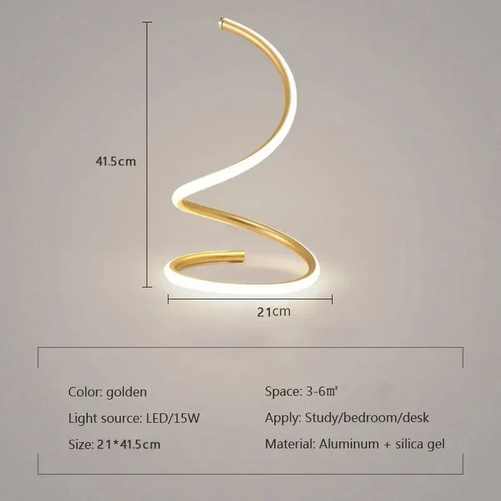 Justerbar Moderne LED Bordlampe i Aluminium