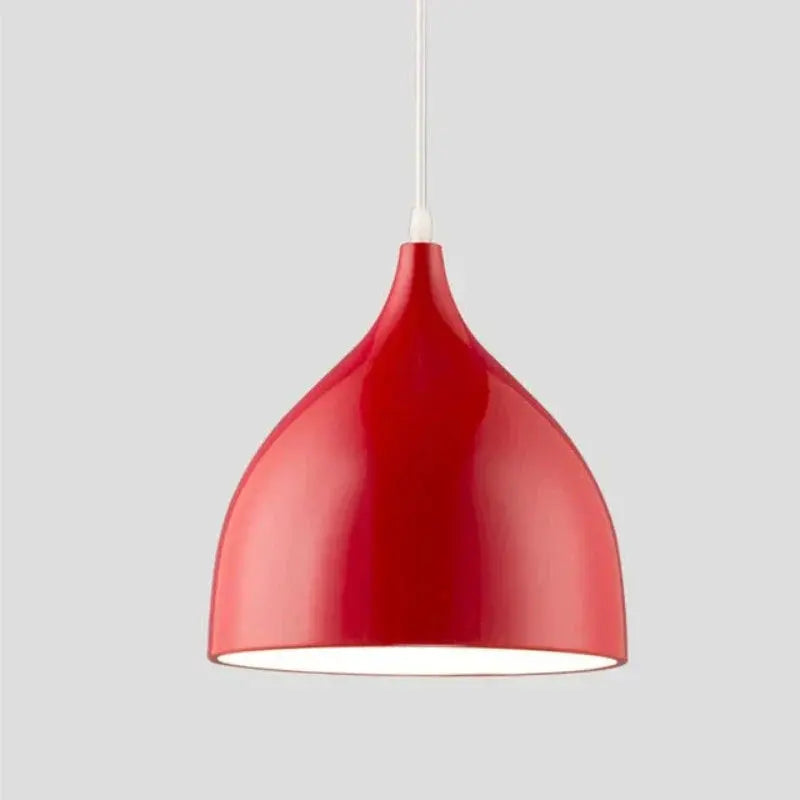 Moderne LED Pendellampe i Sort, Hvid eller Sølv