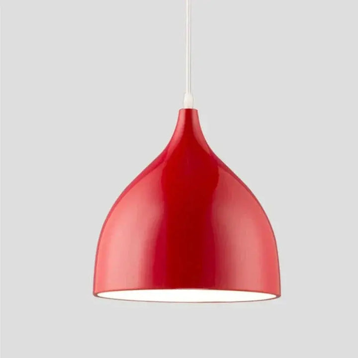 Moderne LED Pendellampe i Sort, Hvid eller Sølv