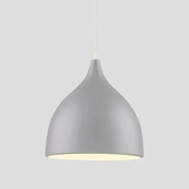 Moderne LED Pendellampe i Sort, Hvid eller Sølv