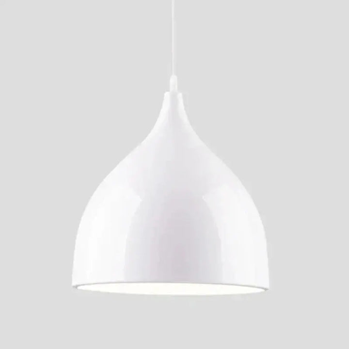 Moderne LED Pendellampe i Sort, Hvid eller Sølv