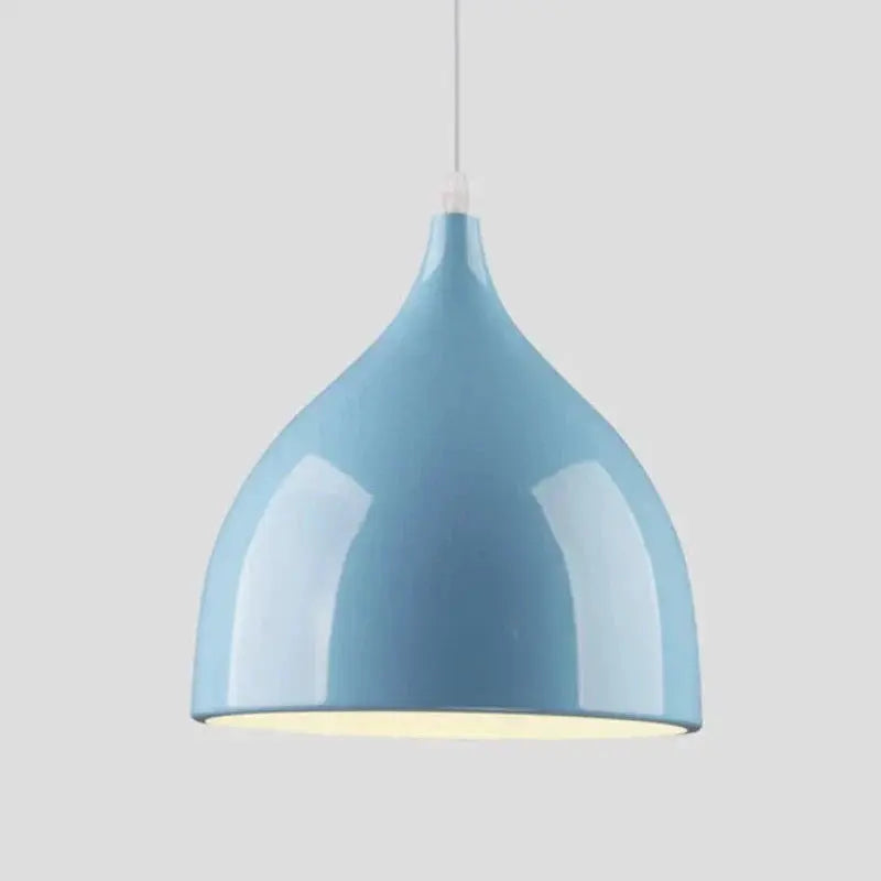 Moderne LED Pendellampe i Sort, Hvid eller Sølv