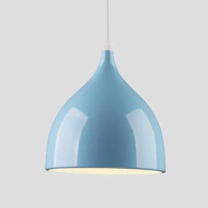 Moderne LED Pendellampe i Sort, Hvid eller Sølv