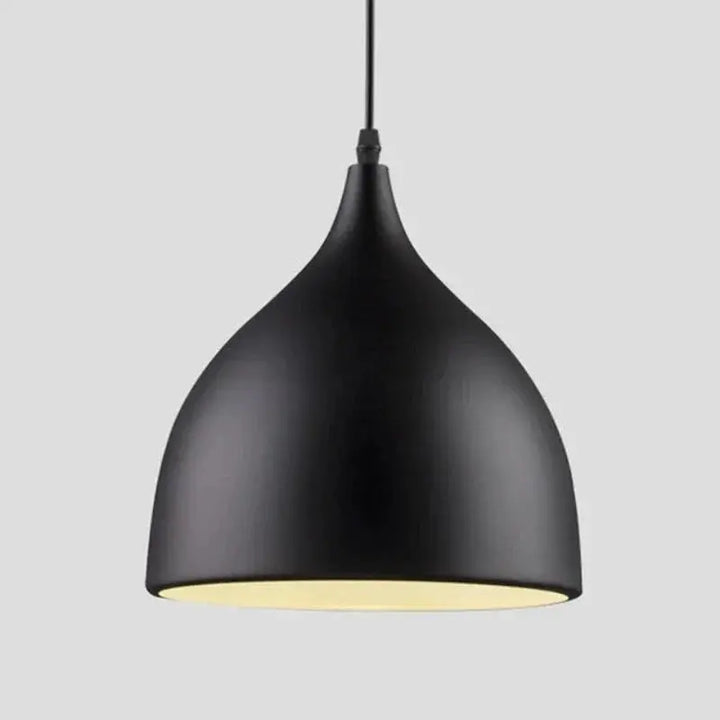 Moderne LED Pendellampe i Sort, Hvid eller Sølv