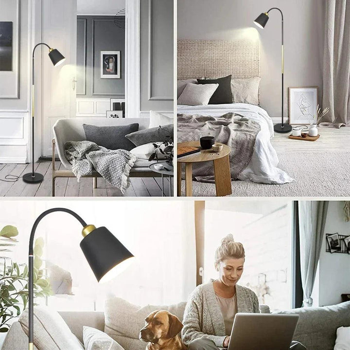 Justerbar Gulvlampe med LED-belysning i Moderne Design