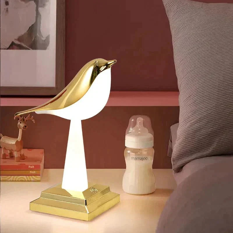 Fugle Bordlampe med USB Strømforsyning