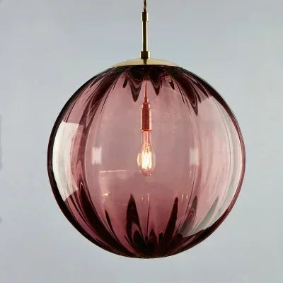 Elegant LED Pendellys i Metal og Glas