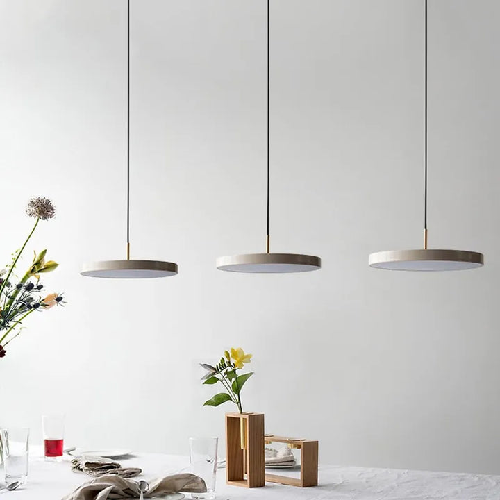 Slim Disc LED Pendellampe med Moderne Design