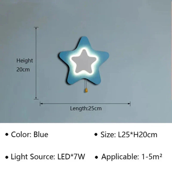 LED Væglampe til Børneværelser - Legende Design med Blødt Lys