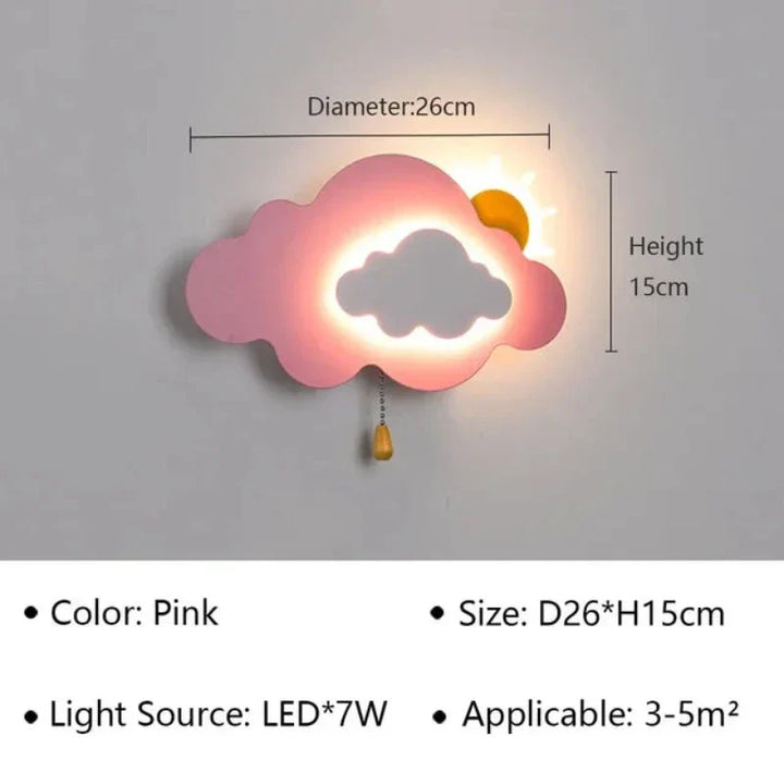 LED Væglampe til Børneværelser - Legende Design med Blødt Lys