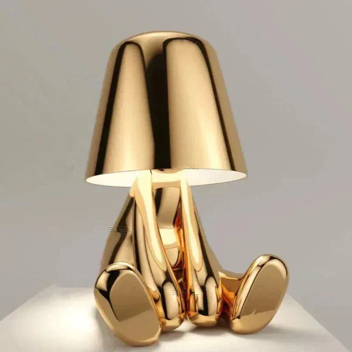 Kreativ LED Bordlampe med Justerbar Lysstyrke og USB Genopladning
