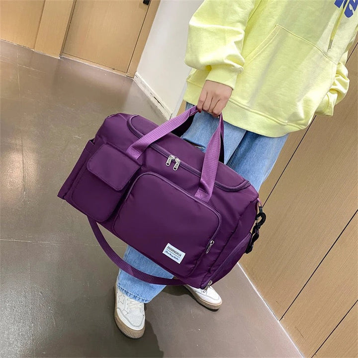 Vandtæt Multi-lomme Duffel Bag med Skoafdeling