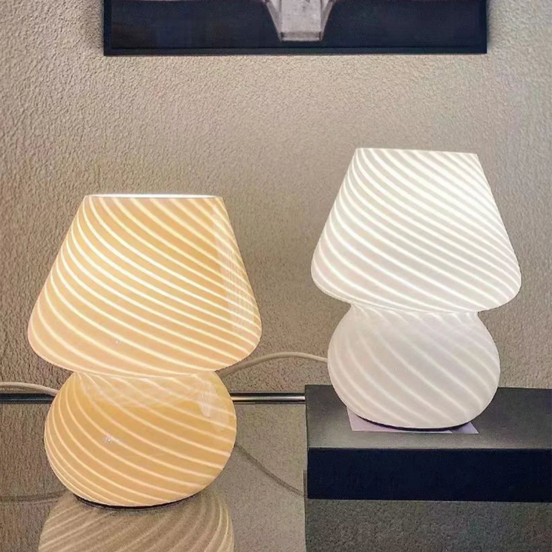 Håndlavet Murano Glas Skrivebordslampe med Elegant Design