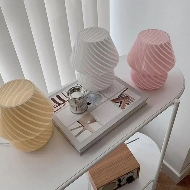 Håndlavet Murano Glas Skrivebordslampe med Elegant Design