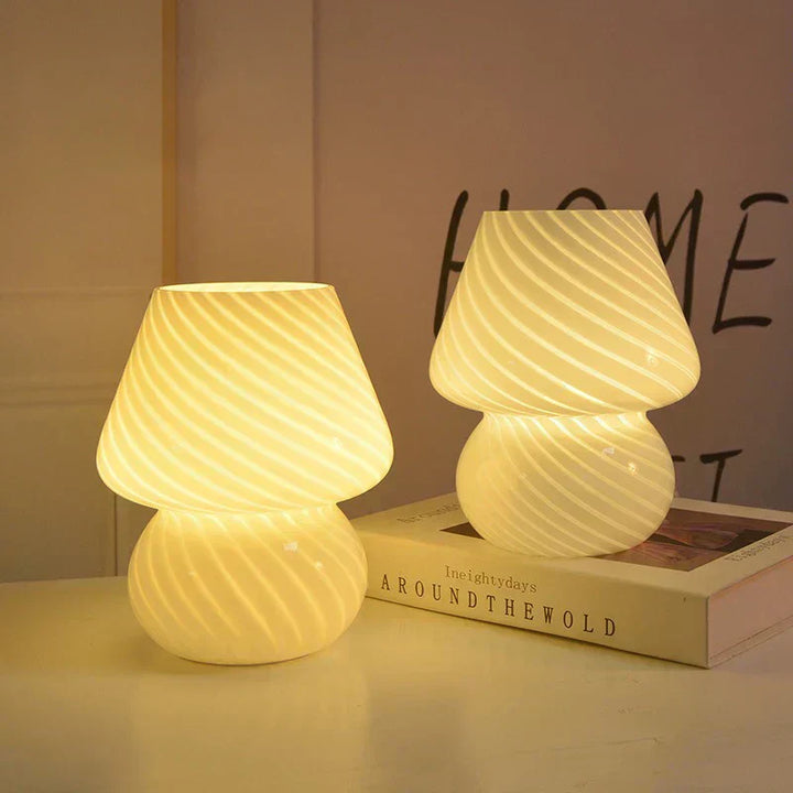 Håndlavet Murano Glas Skrivebordslampe med Elegant Design